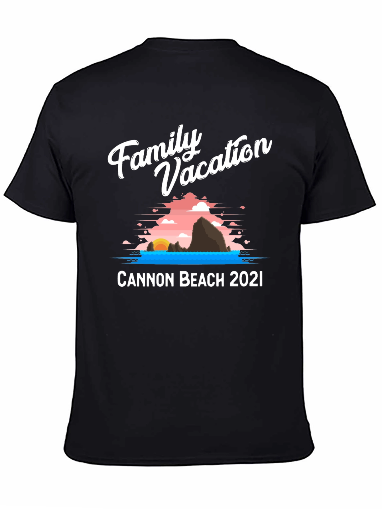 Family Vacation Cannon Beach 2021 T-Shirt