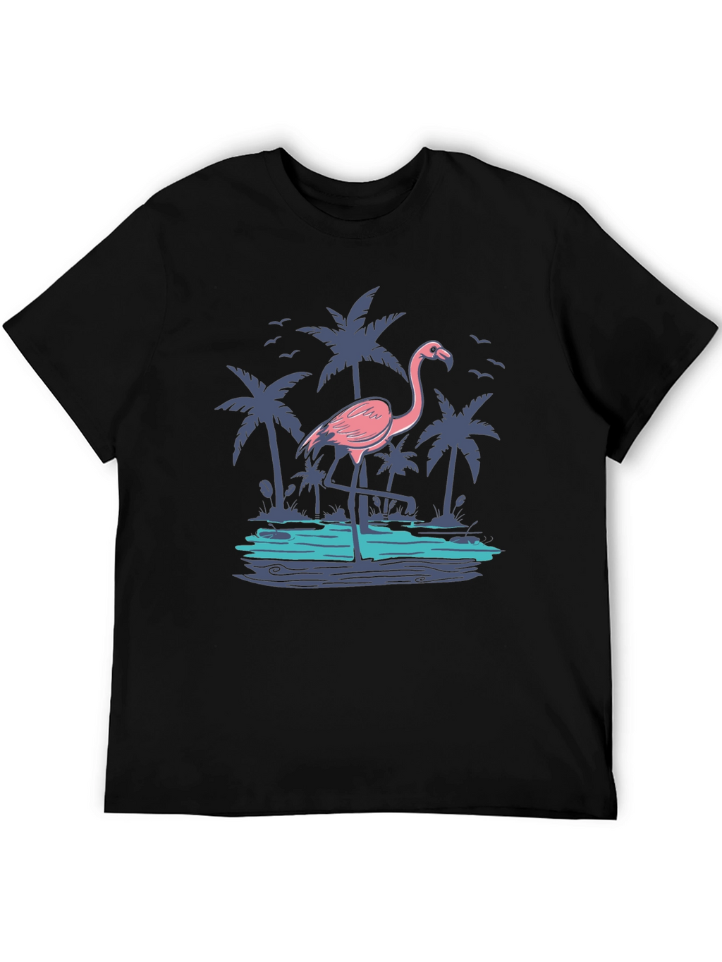 Tropical Flamingo Graphic Tee