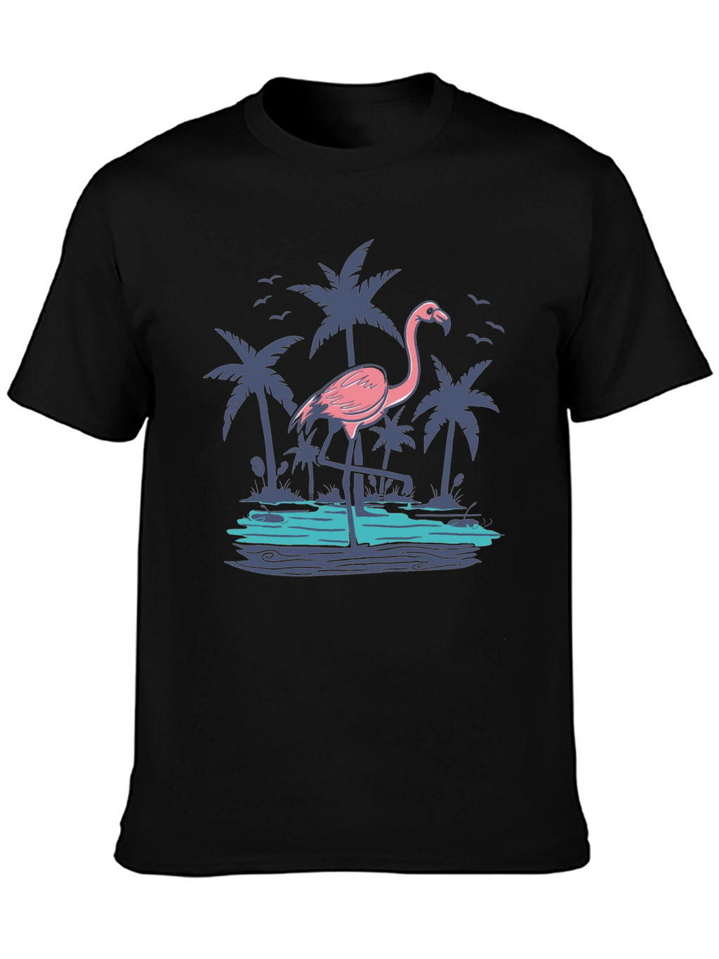 Tropical Flamingo Graphic Tee