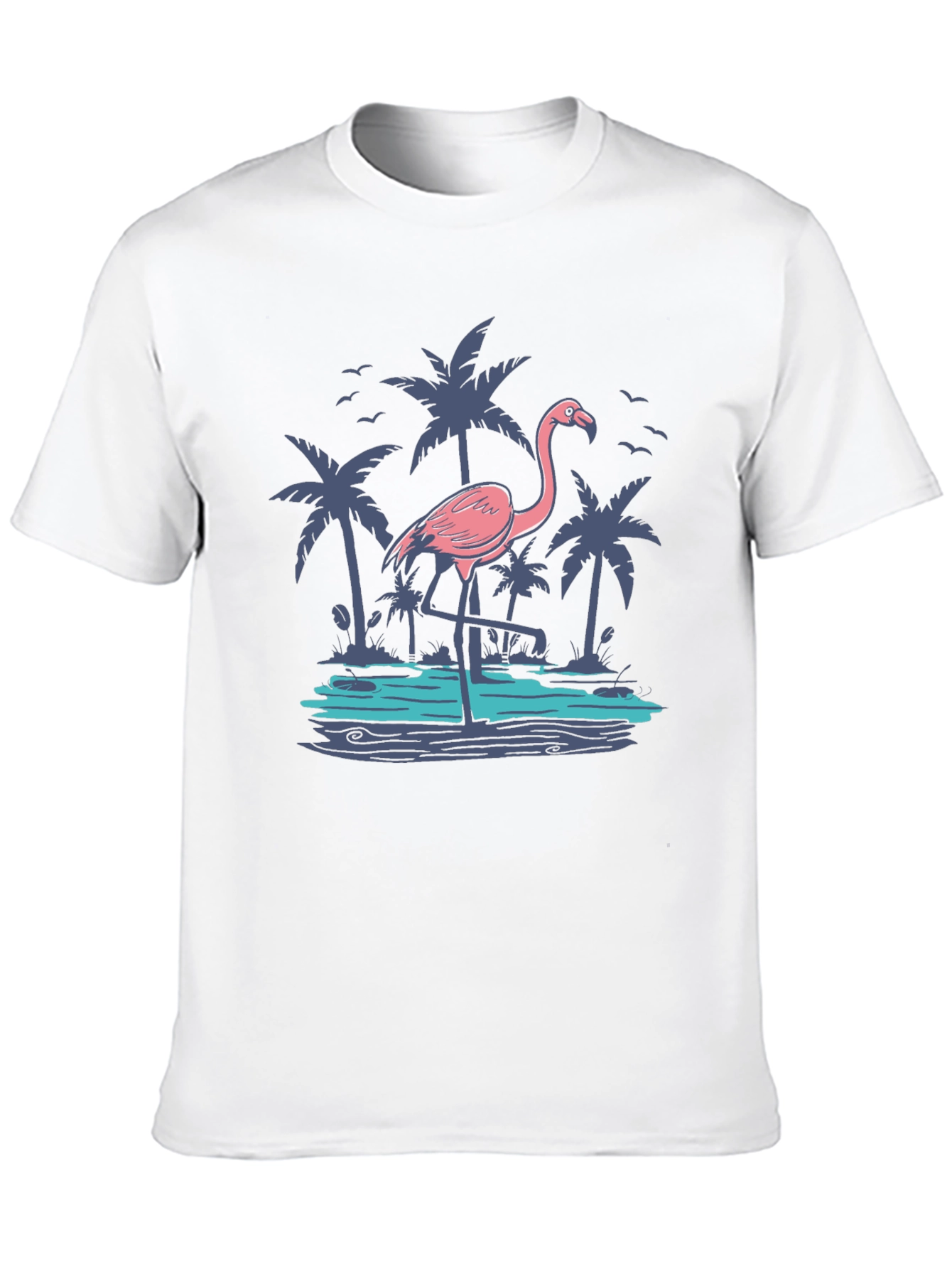 Tropical Flamingo Graphic Tee