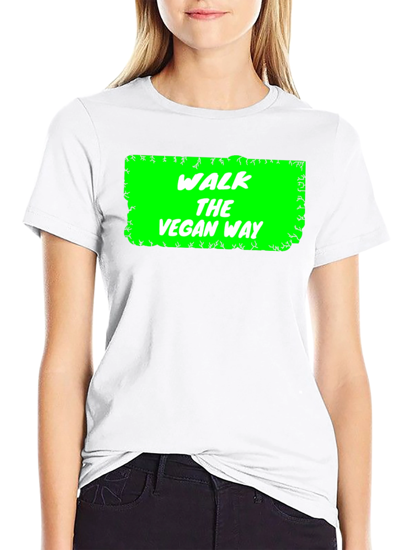 Walk The Vegan Way T-Shirt - Graphic Tee