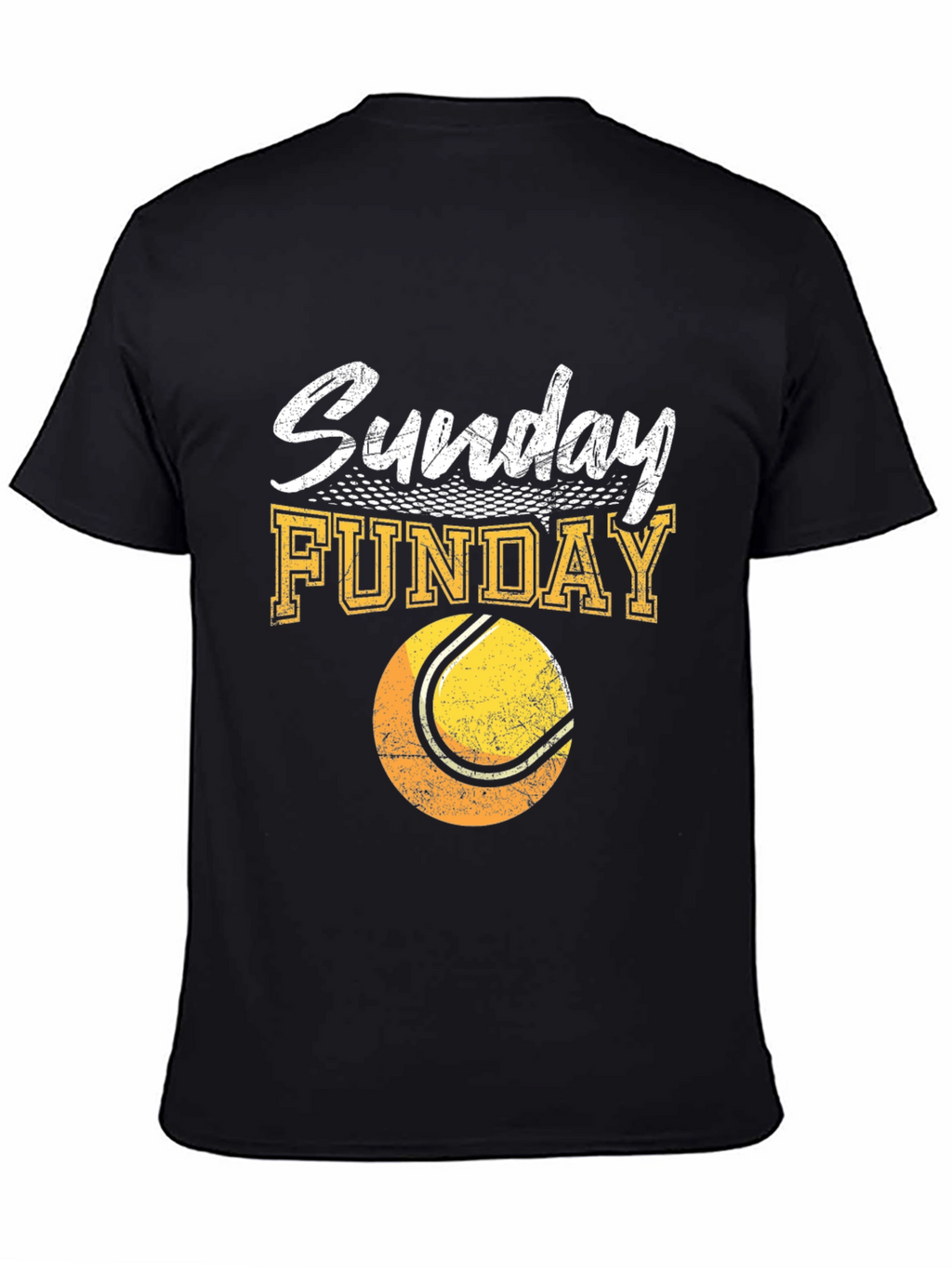 Sunday Funday Tennis Graphic T-Shirt