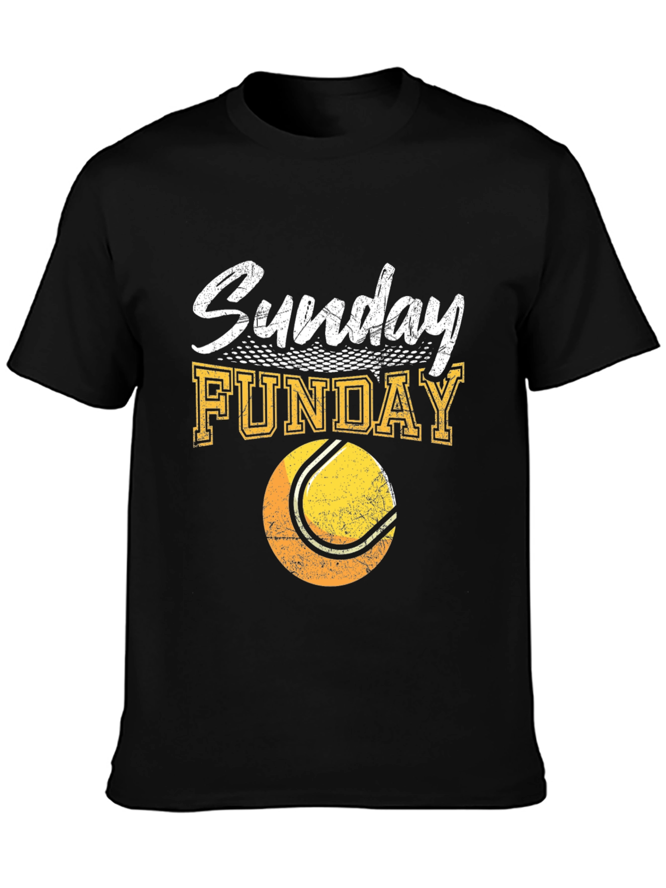 Sunday Funday Tennis Graphic T-Shirt