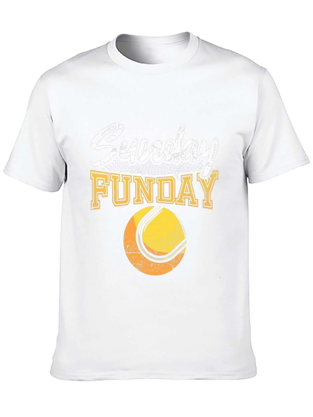 Sunday Funday Tennis Graphic T-Shirt