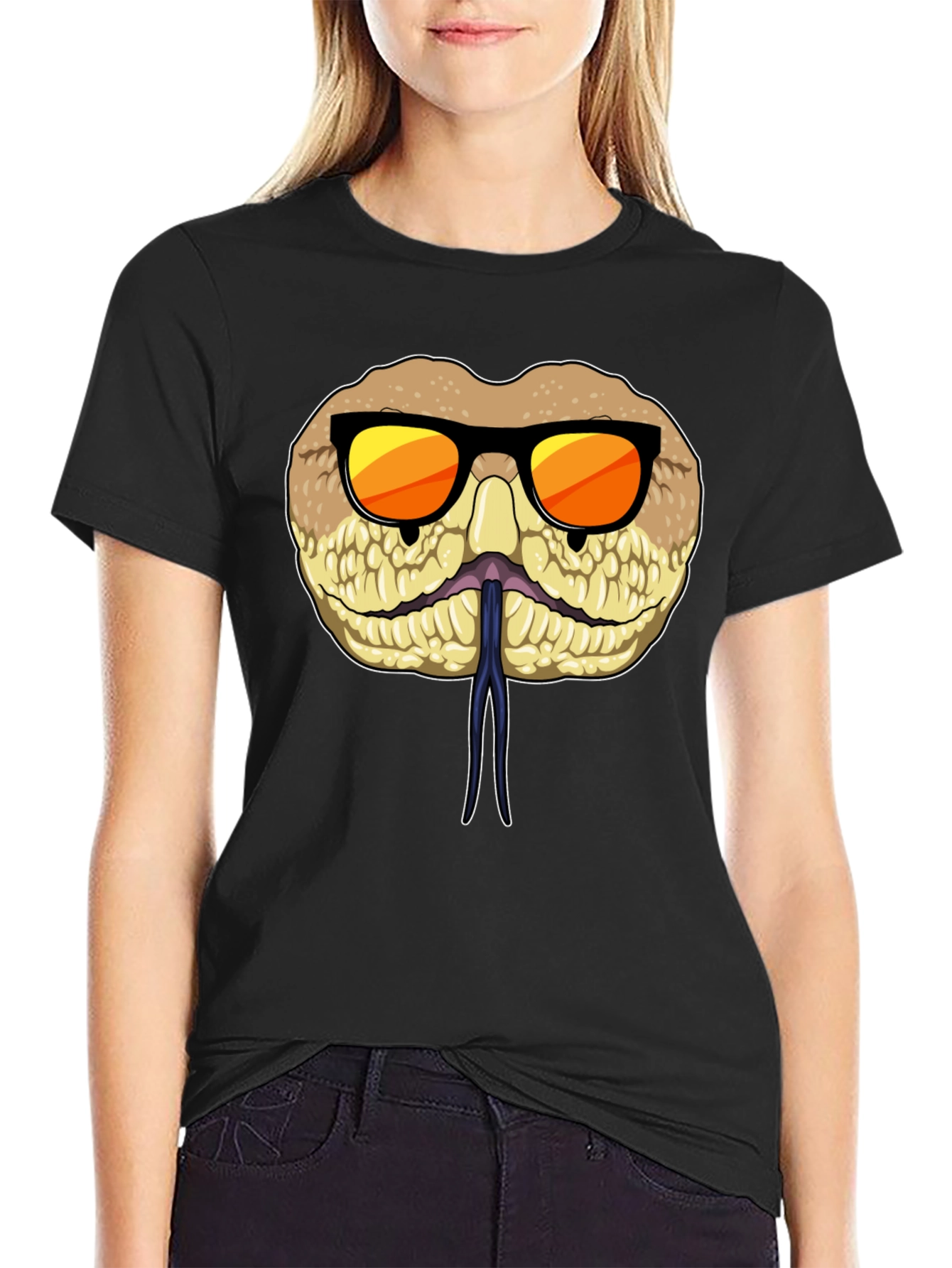 Cool Snake T-Shirt with Sunglasses