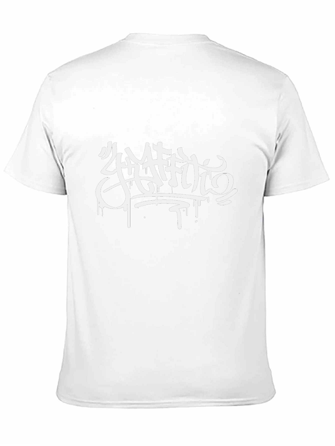 Cool Graffiti Style Black T-Shirt