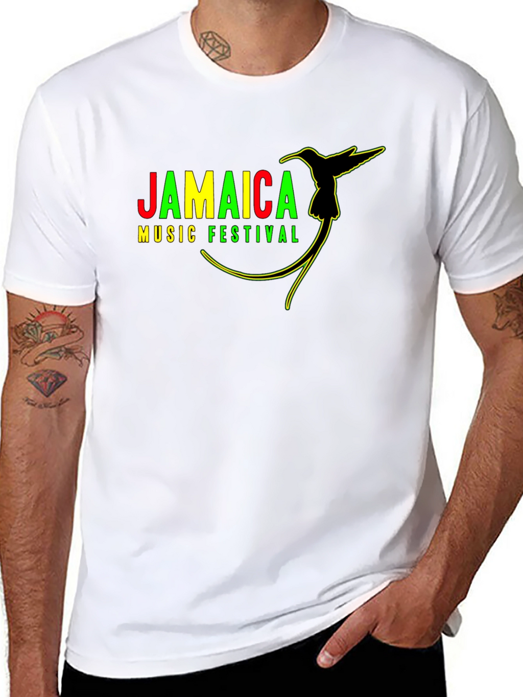 Jamaica Music Festival Black T-Shirt