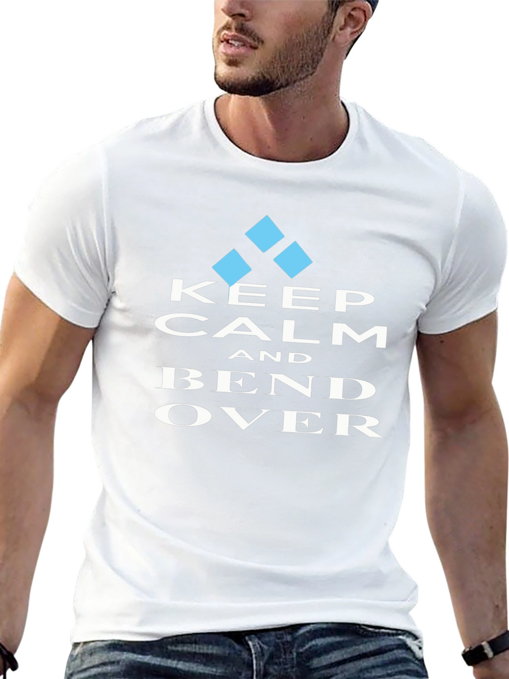 Keep Calm & Bend Over Graphic T-Shirt