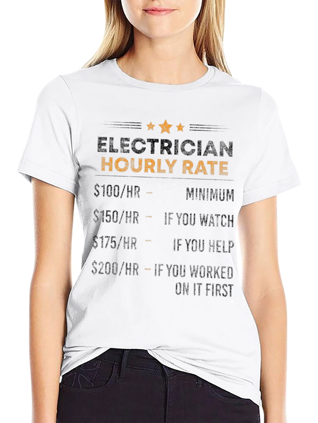 Electrician Hourly Rate Novelty T-Shirt