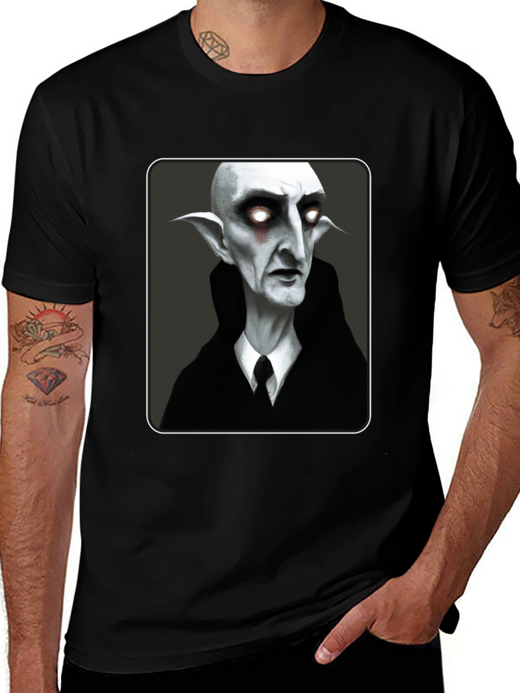 Vampire Portrait Graphic Tee