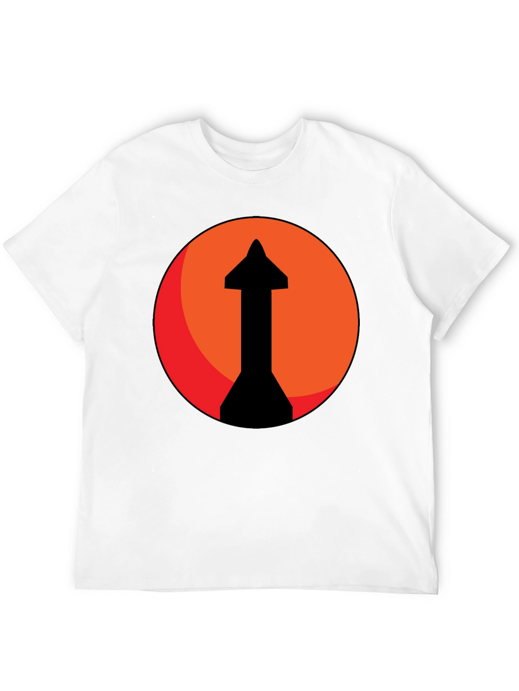 Upward Arrow Graphic Tee - Bold Design