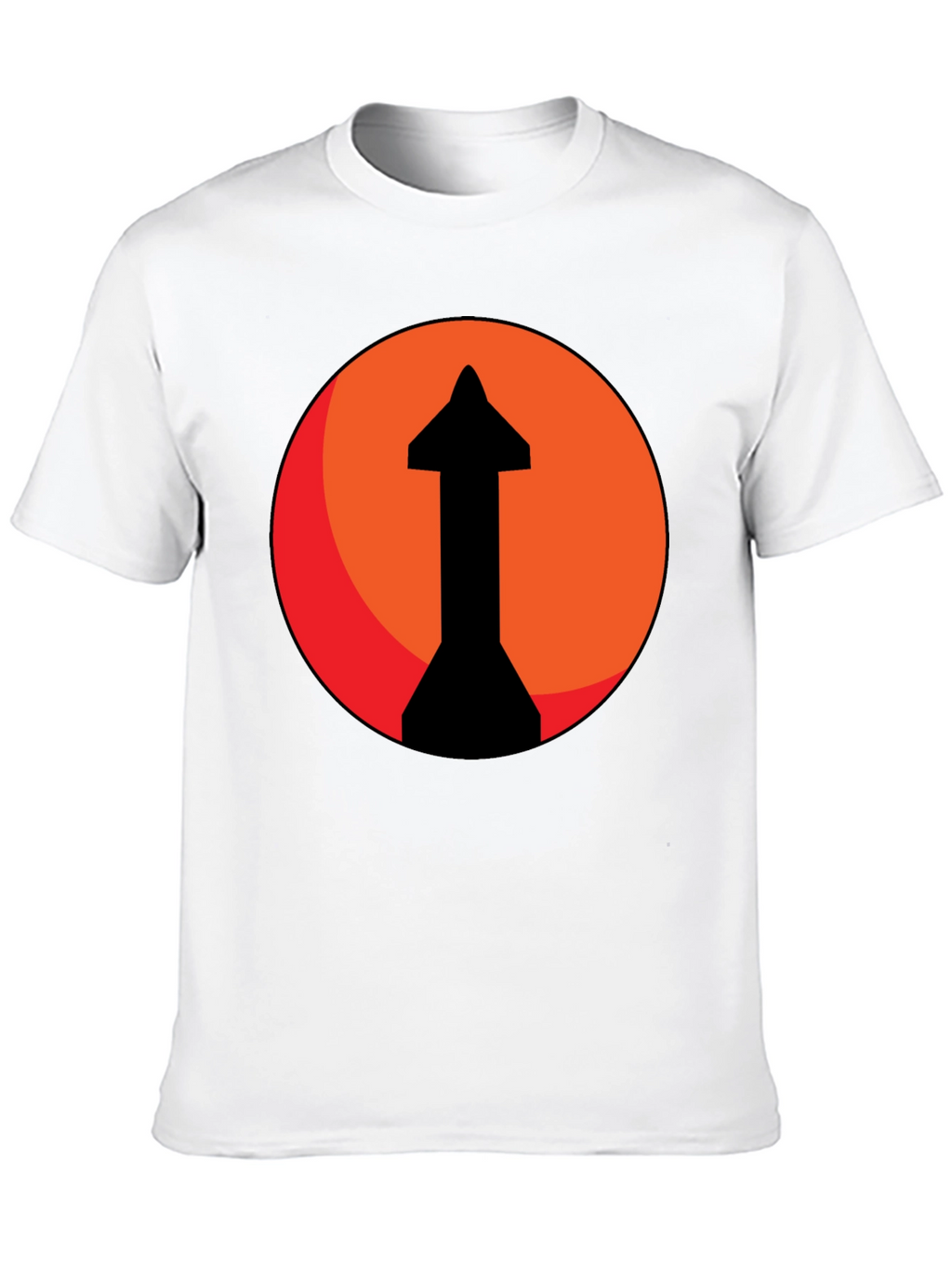 Upward Arrow Graphic Tee - Bold Design