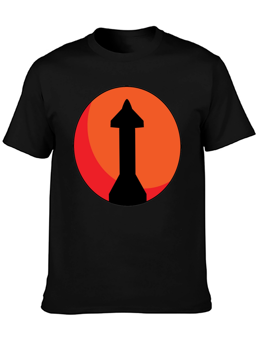 Upward Arrow Graphic Tee - Bold Design
