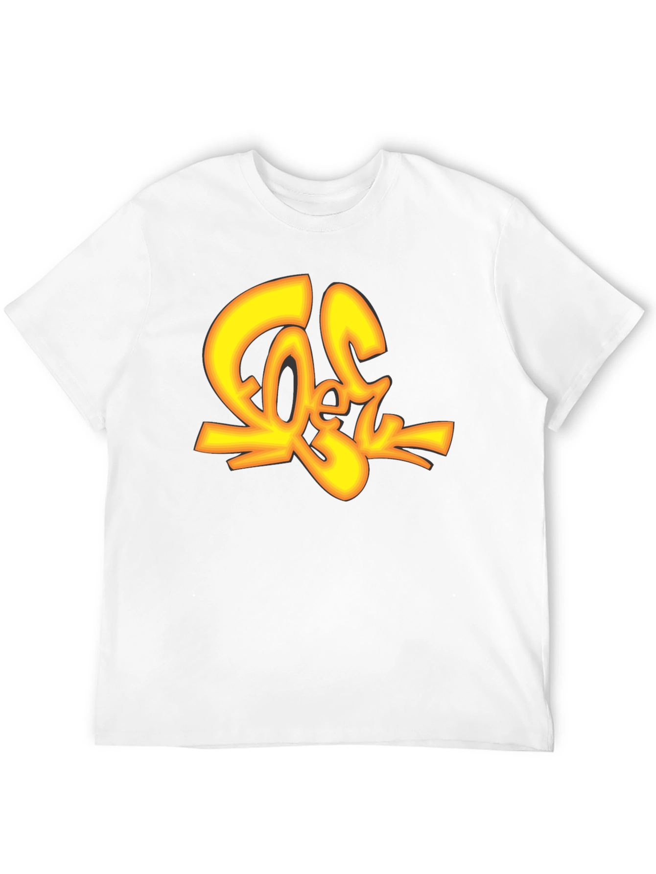 Cool Graphic Tee - Black Cotton T-Shirt