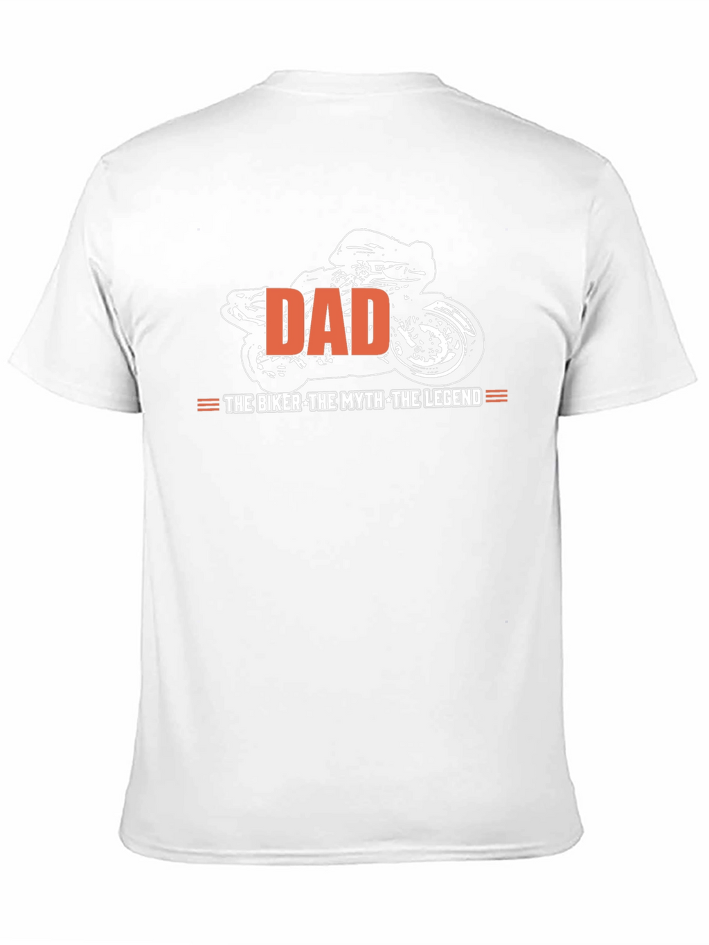 Dad Biker Legend Graphic Tee - Black