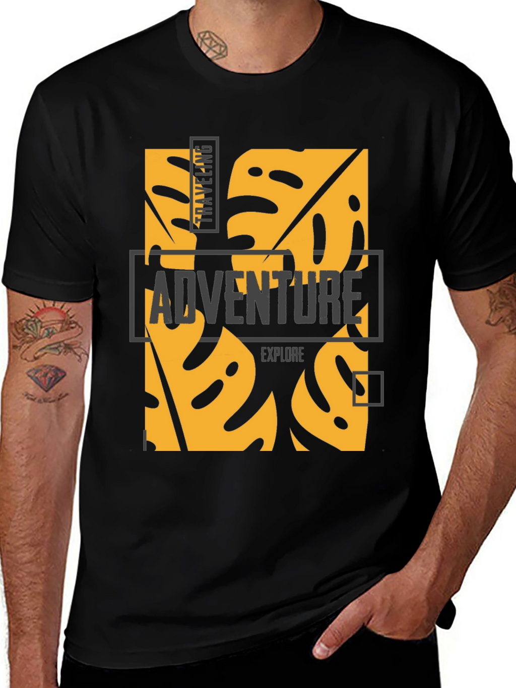 Adventure Explore Graphic Print T-Shirt