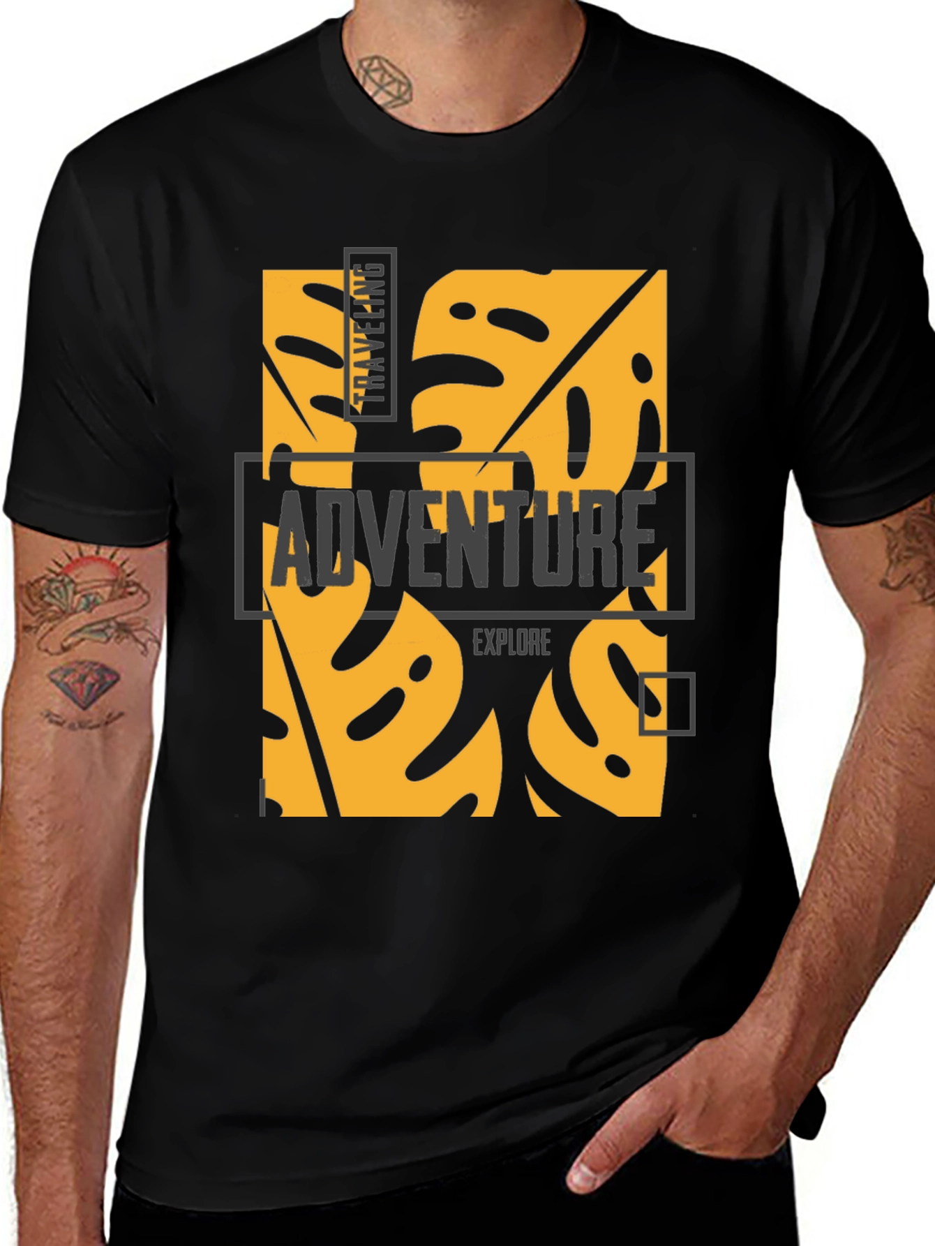 Adventure Explore Graphic Print T-Shirt
