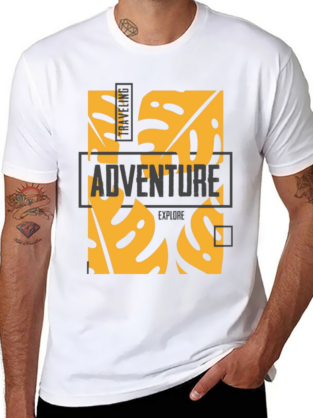 Adventure Explore Graphic Print T-Shirt