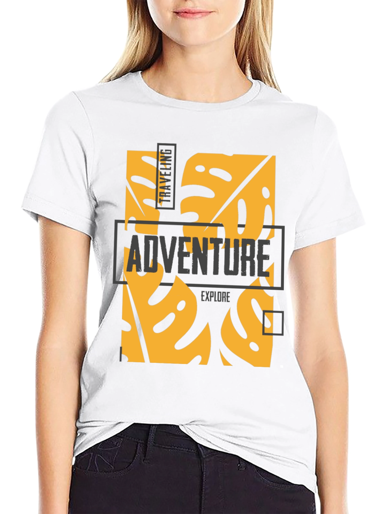 Adventure Explore Graphic Print T-Shirt