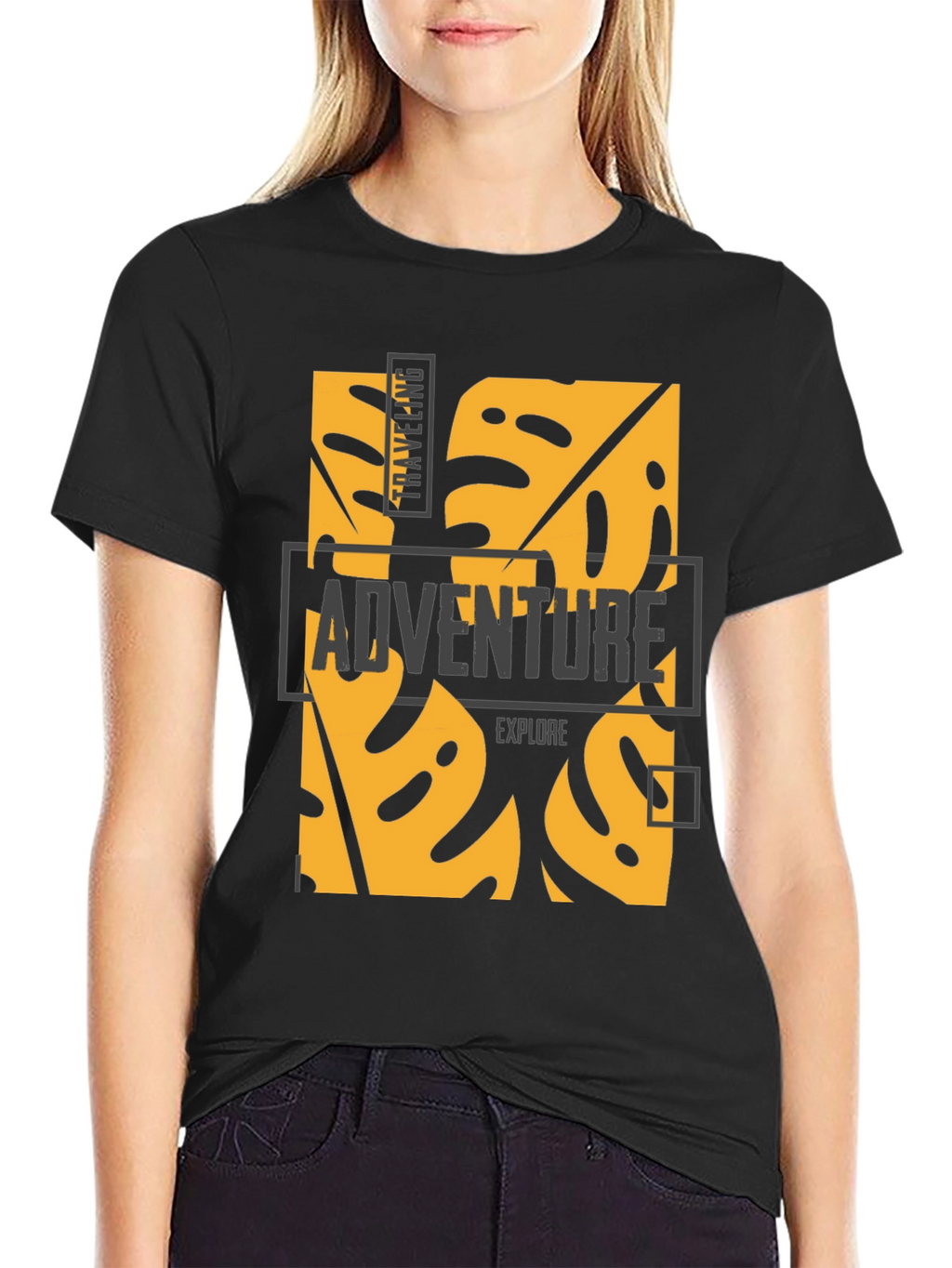 Adventure Explore Graphic Print T-Shirt