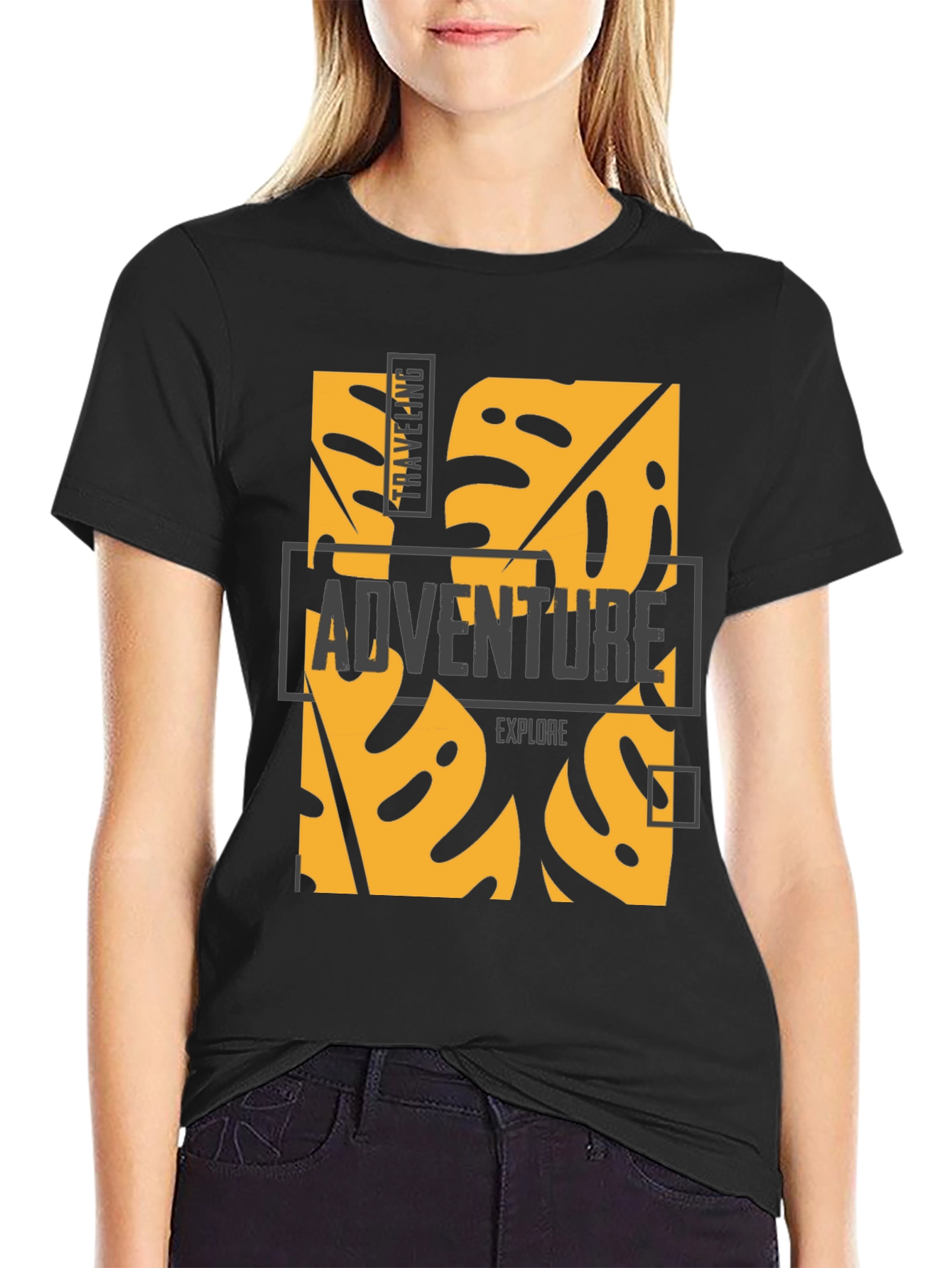 Adventure Explore Graphic Print T-Shirt