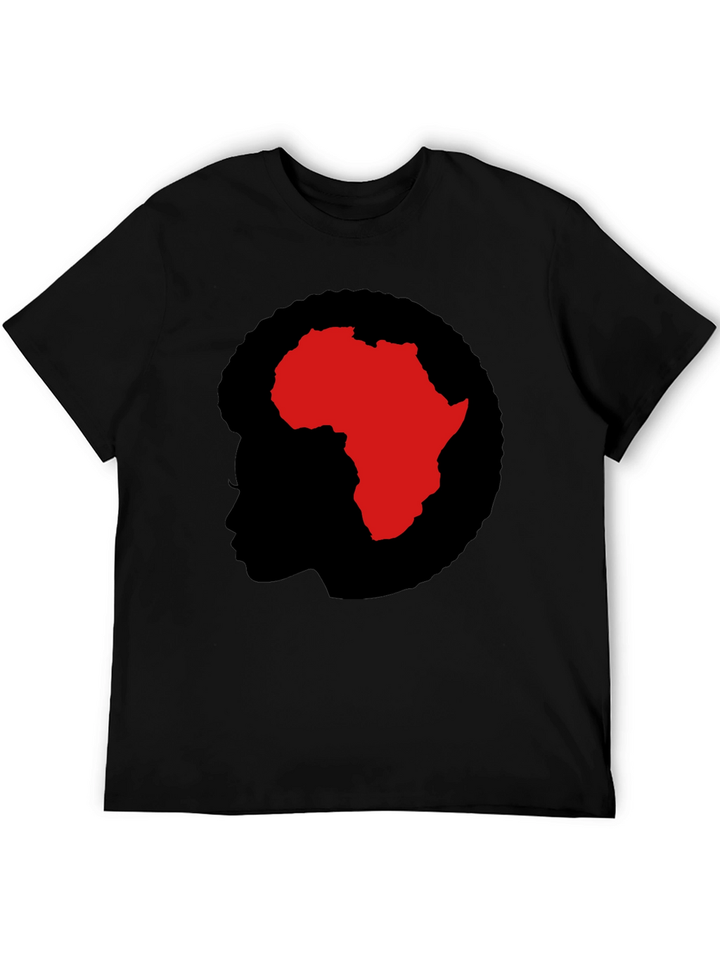 Africa Silhouette Graphic Tee - Black