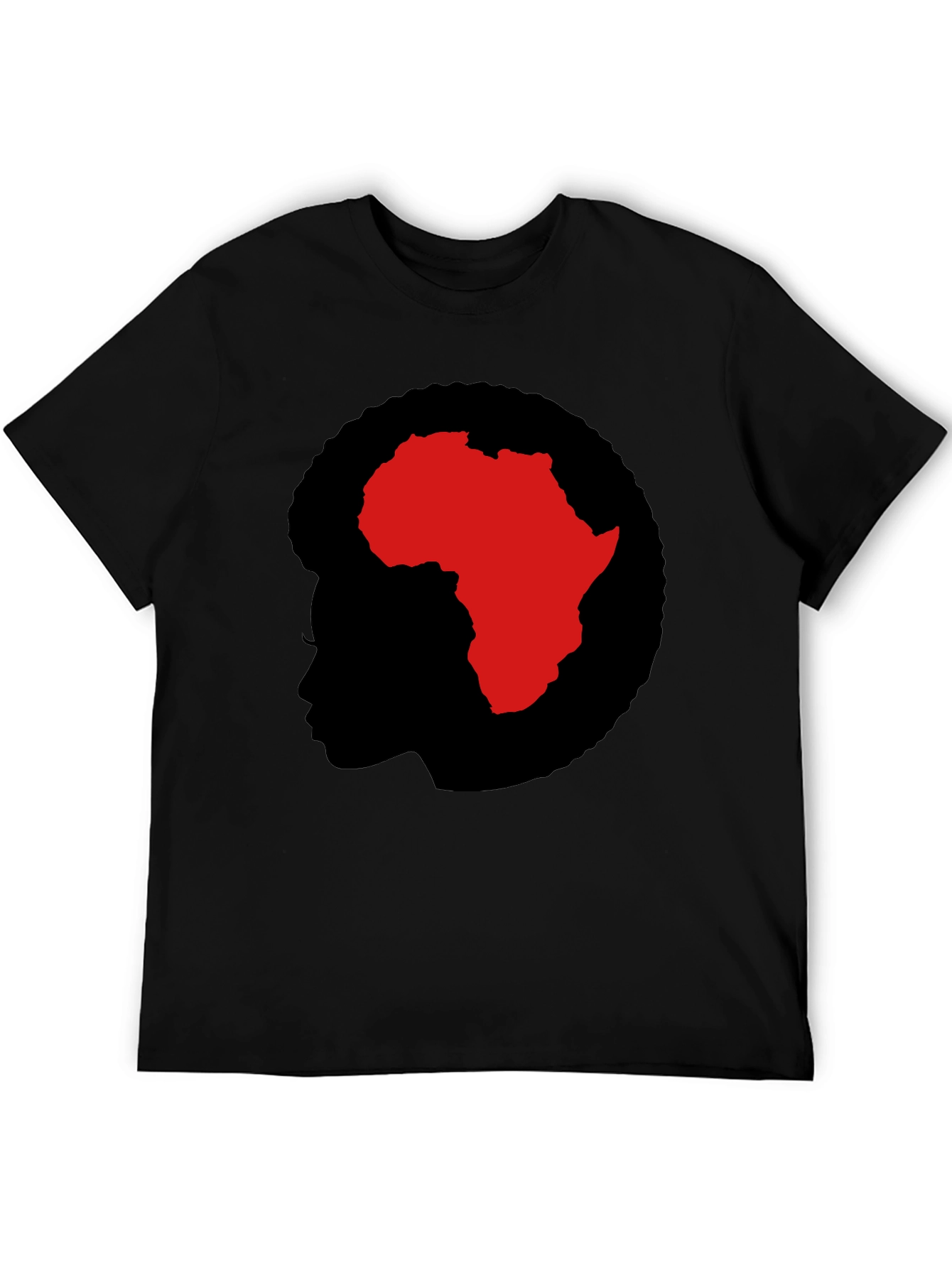 Africa Silhouette Graphic Tee - Black