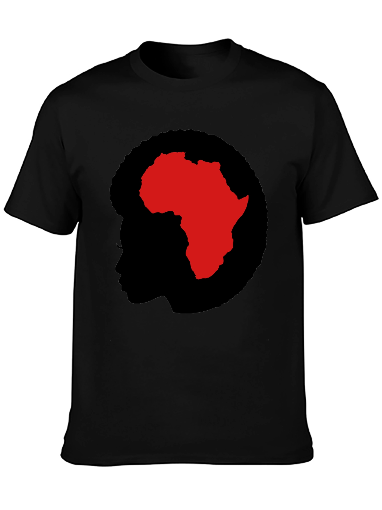 Africa Silhouette Graphic Tee - Black
