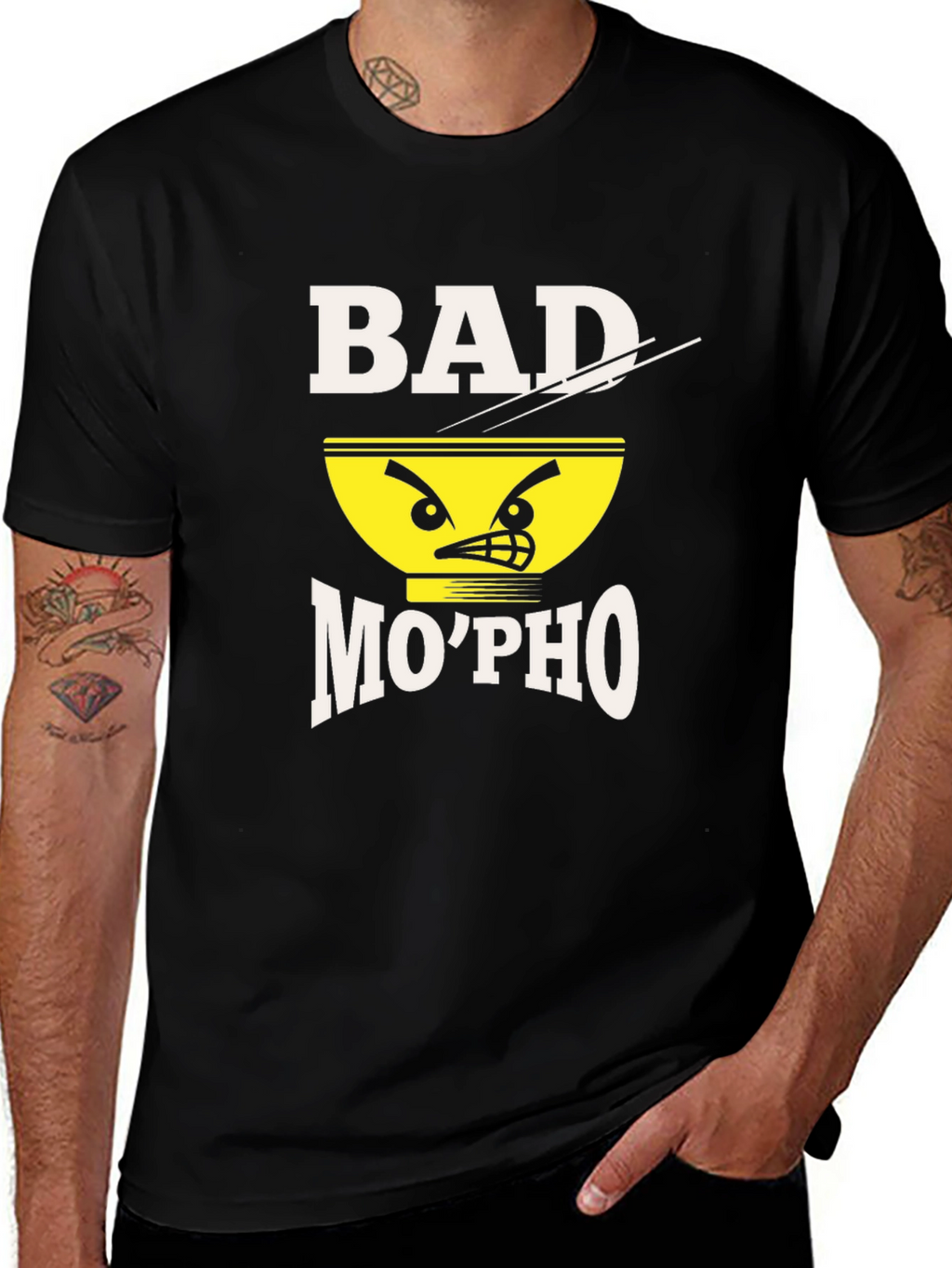 Bad MoPho T-Shirt - Novelty Food Pun Tee