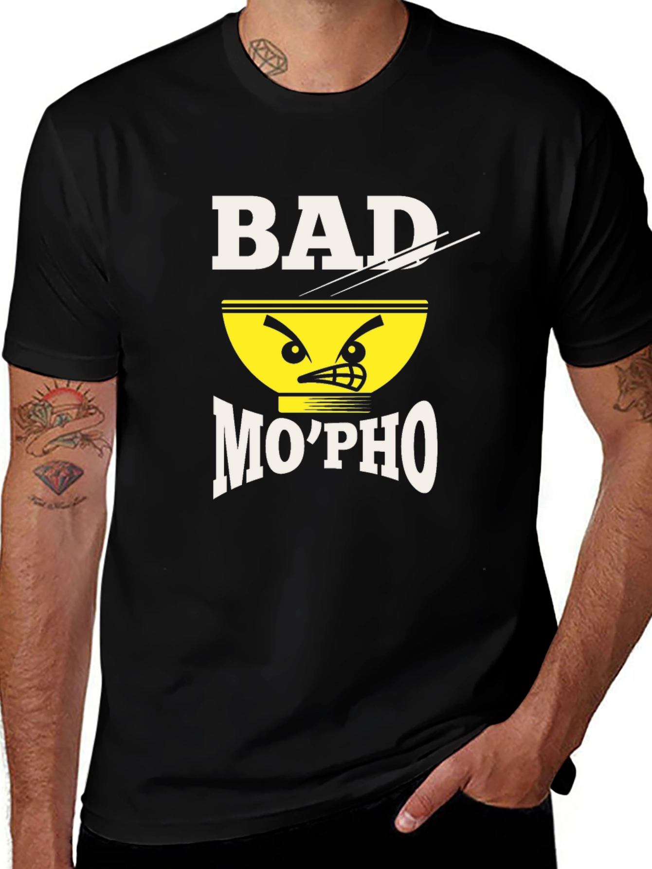 Bad MoPho T-Shirt - Novelty Food Pun Tee