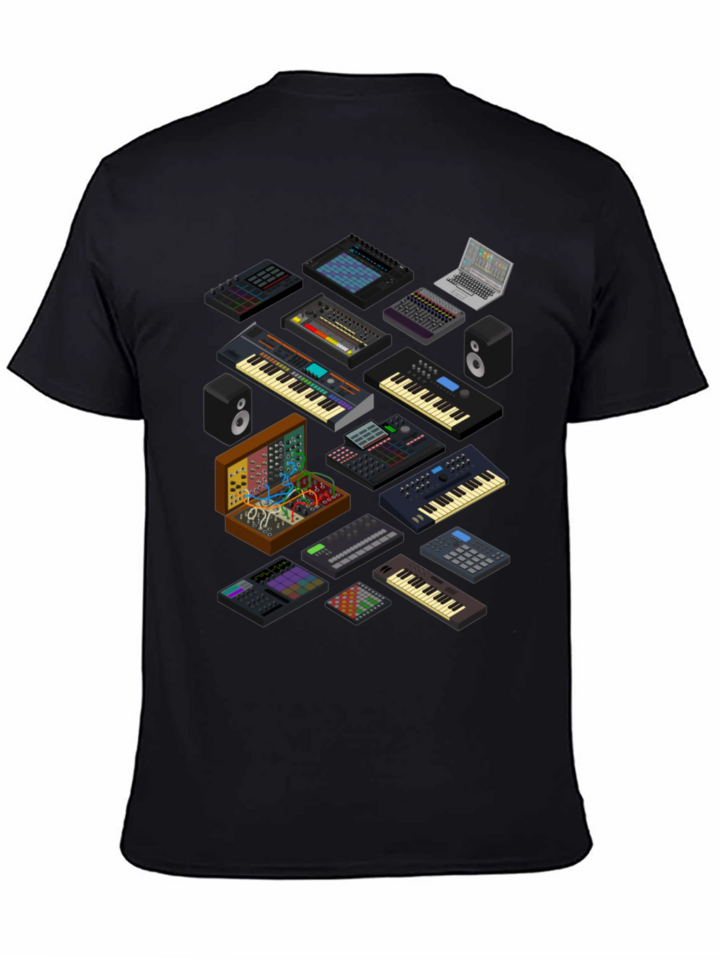 Synthesizer Graphic T-Shirt - Music Producer Tee