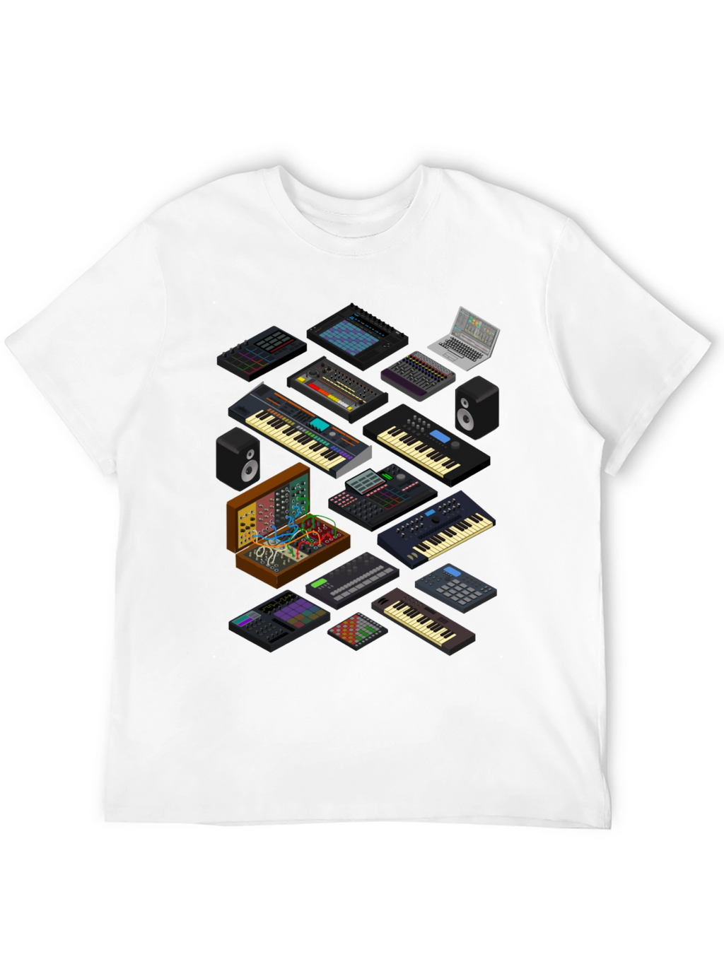 Synthesizer Graphic T-Shirt - Music Producer Tee