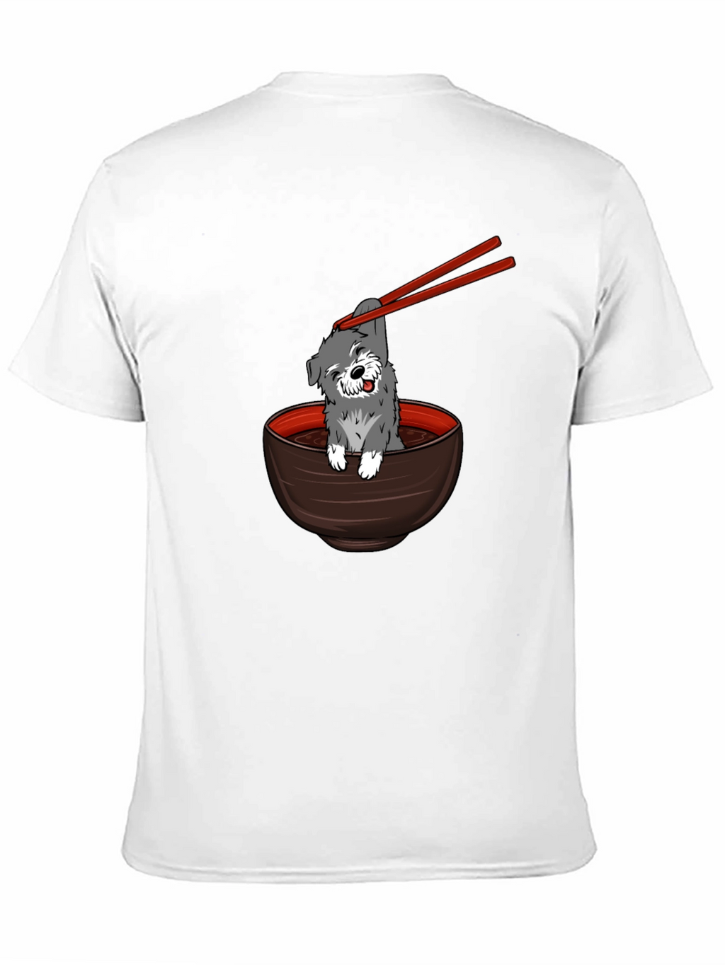 Dog in Ramen Bowl Graphic Tee