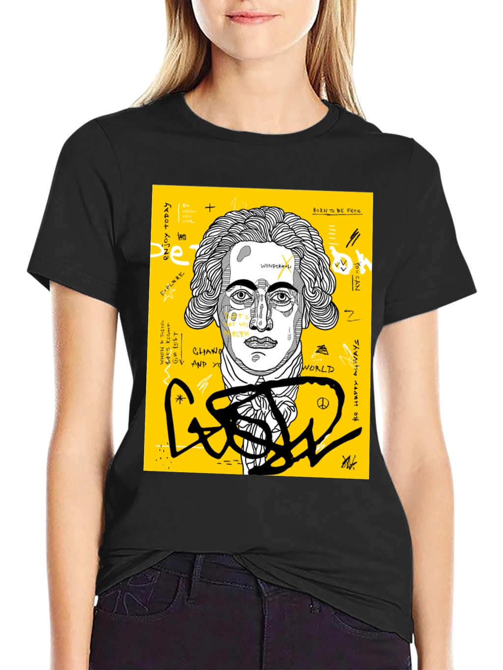 Abstract Art T-Shirt - Unique Graphic Tee