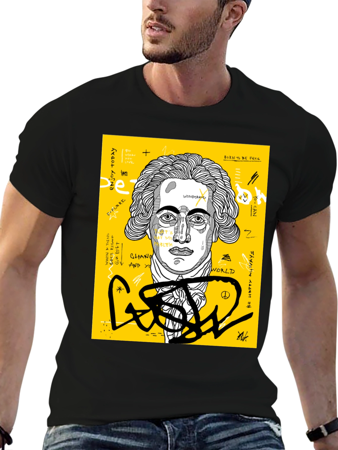 Abstract Art T-Shirt - Unique Graphic Tee