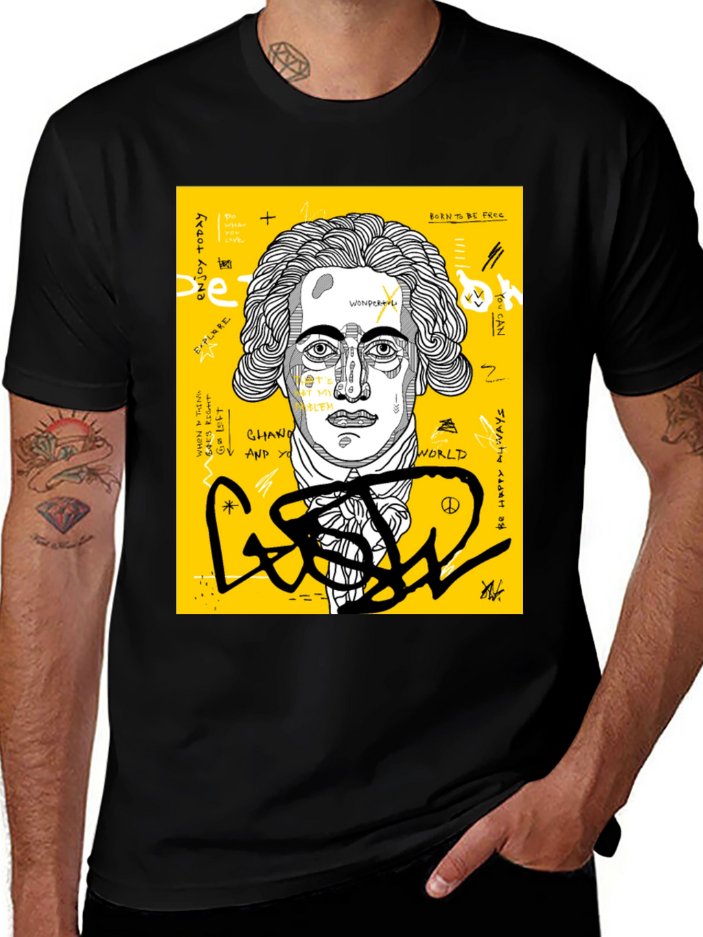 Abstract Art T-Shirt - Unique Graphic Tee
