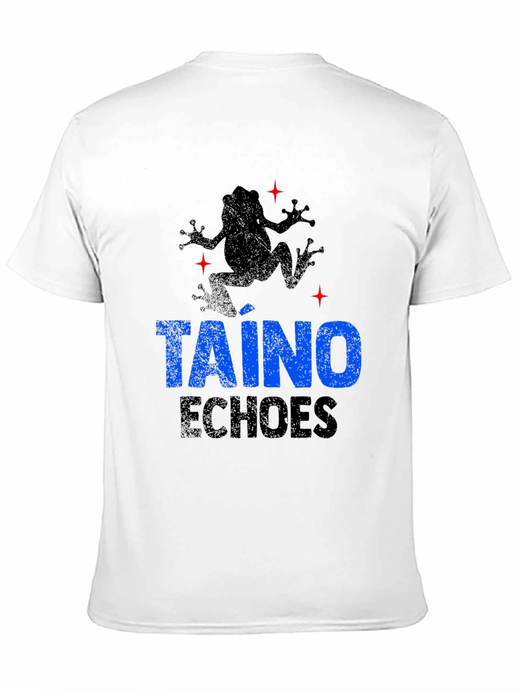 Taino Echoes Mens Black Graphic T-Shirt