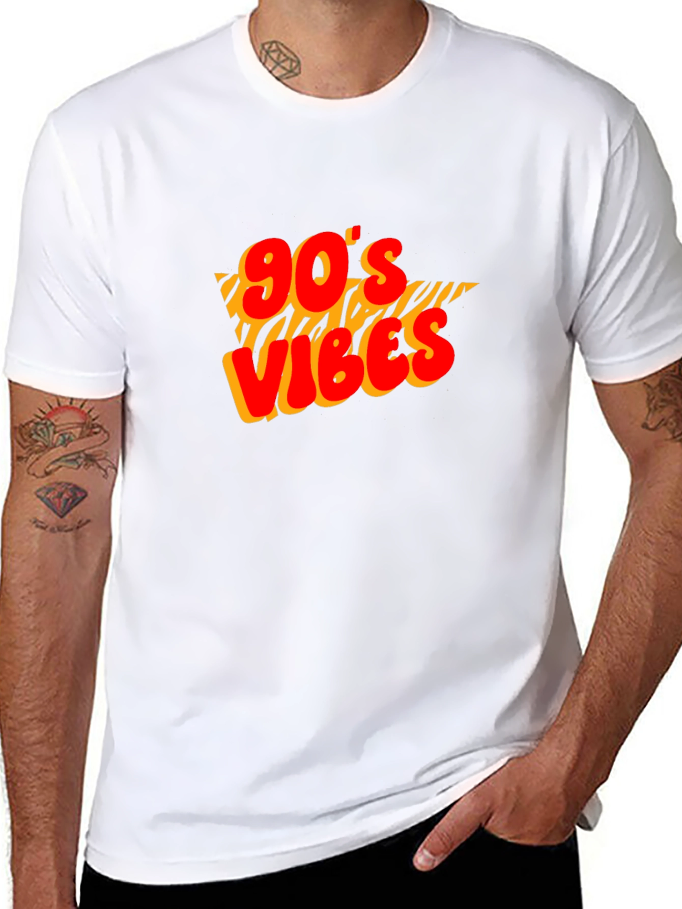 90s Vibes Graphic Tee - Retro Style