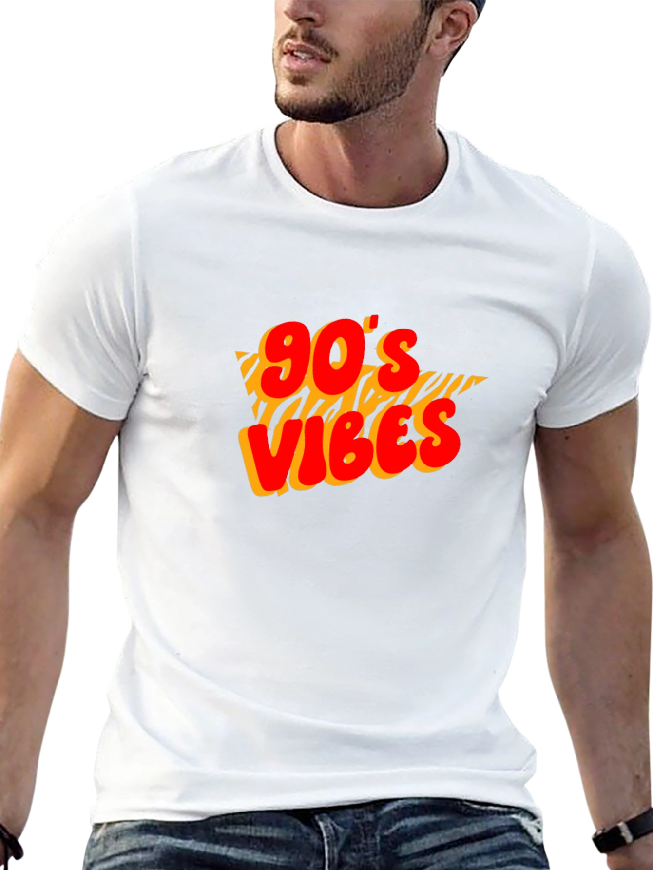 90s Vibes Graphic Tee - Retro Style