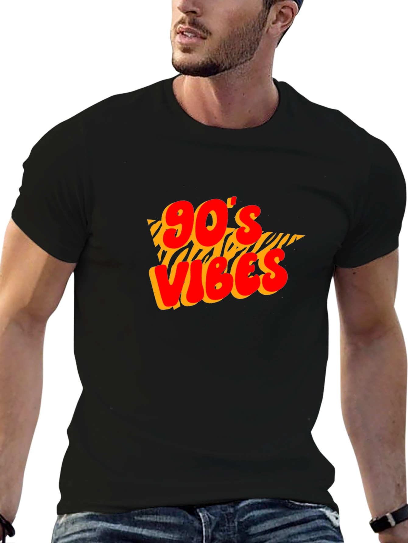 90s Vibes Graphic Tee - Retro Style