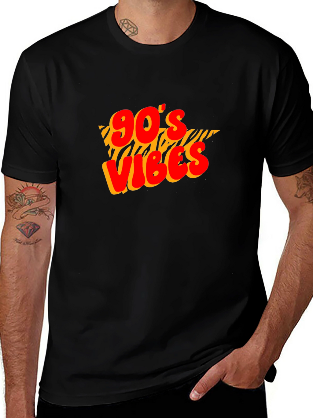 90s Vibes Graphic Tee - Retro Style