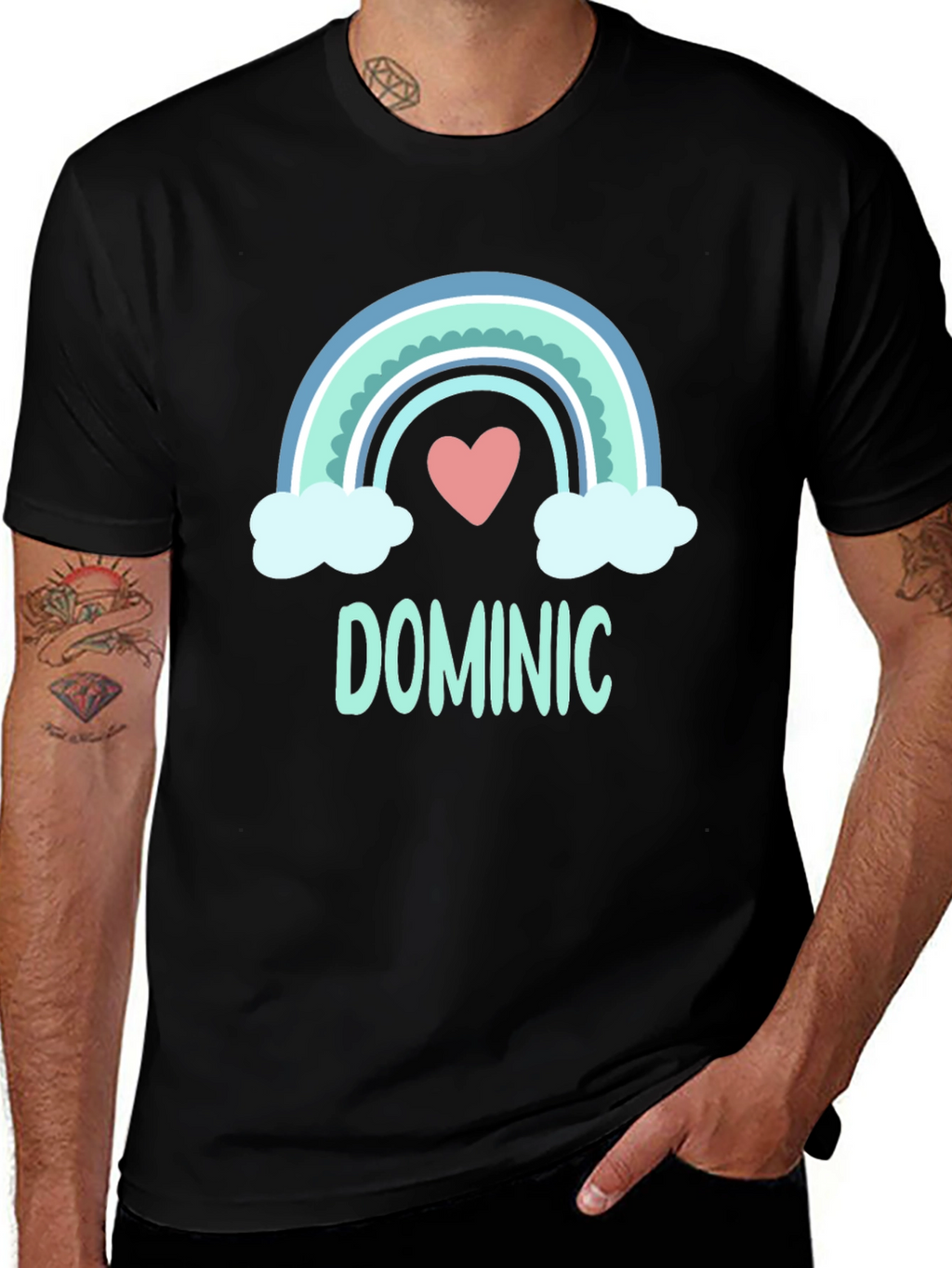 Dominic Rainbow Personalized T-Shirt
