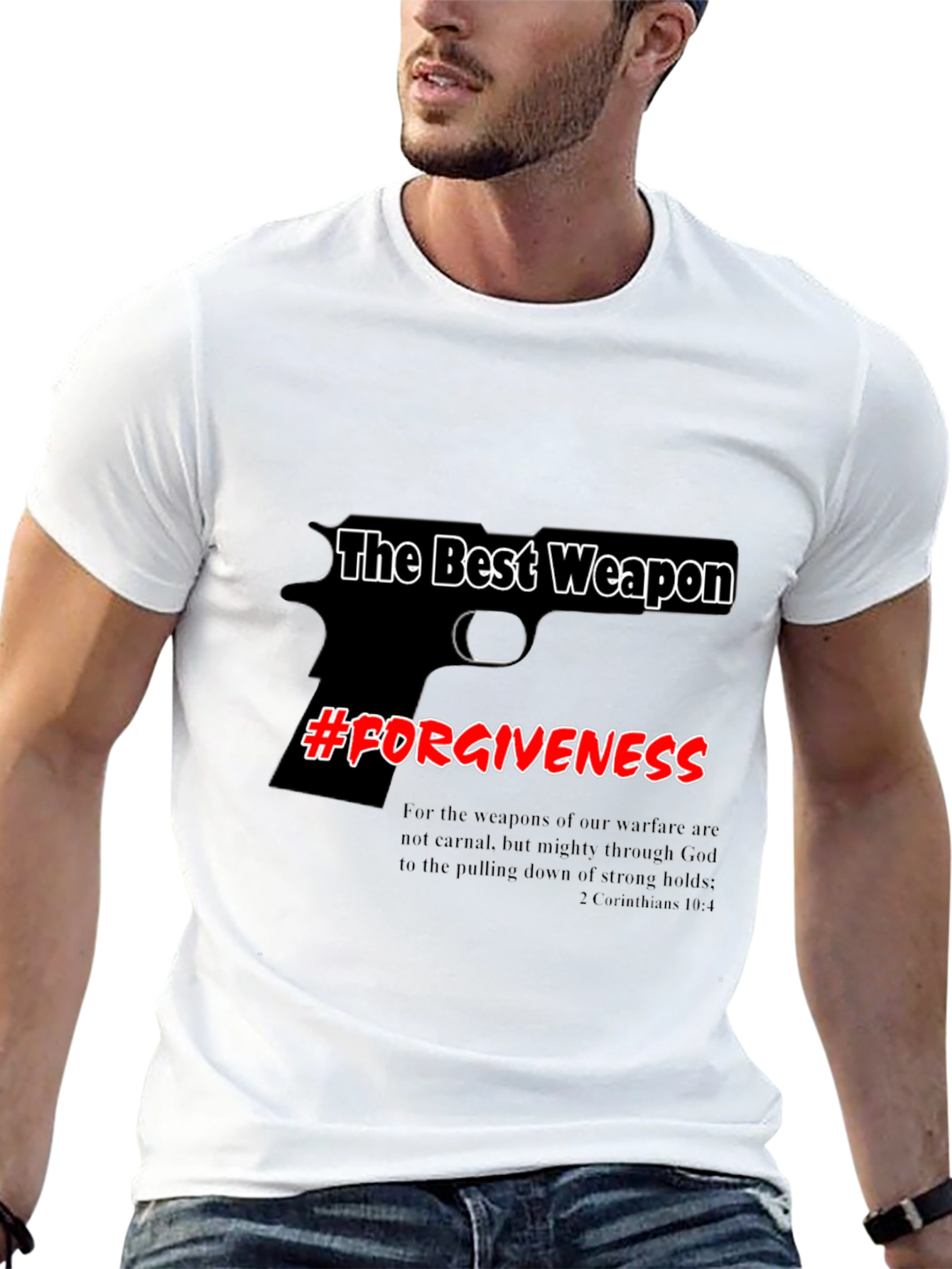 The Best Weapon Forgiveness Graphic Tee