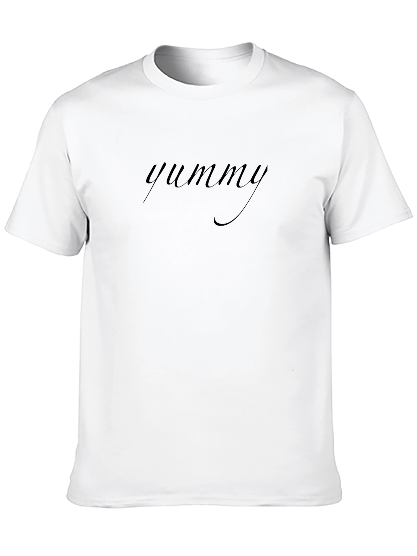 Yummy Black T-Shirt - Soft Stylish and Comfortable