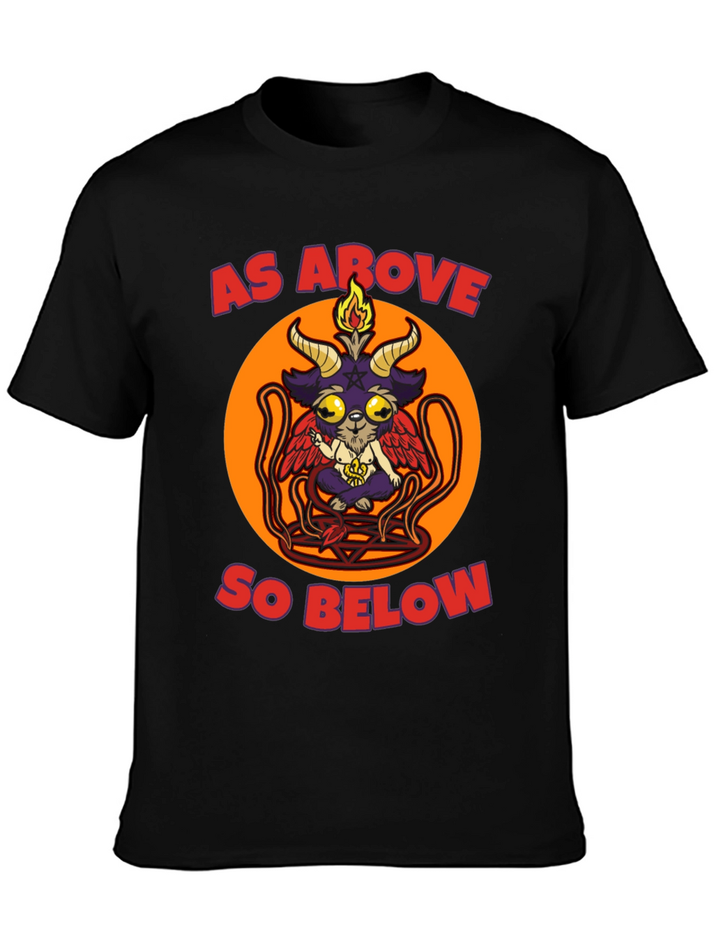 As Above So Below Baphomet T-Shirt