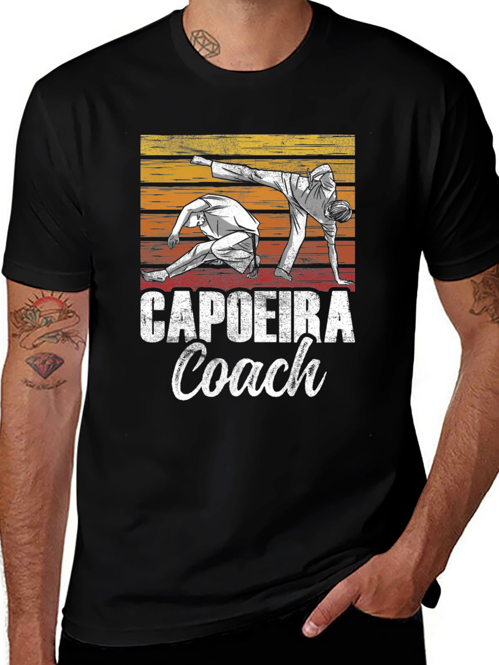 Capoeira Coach T-Shirt - Martial Arts Training Tee