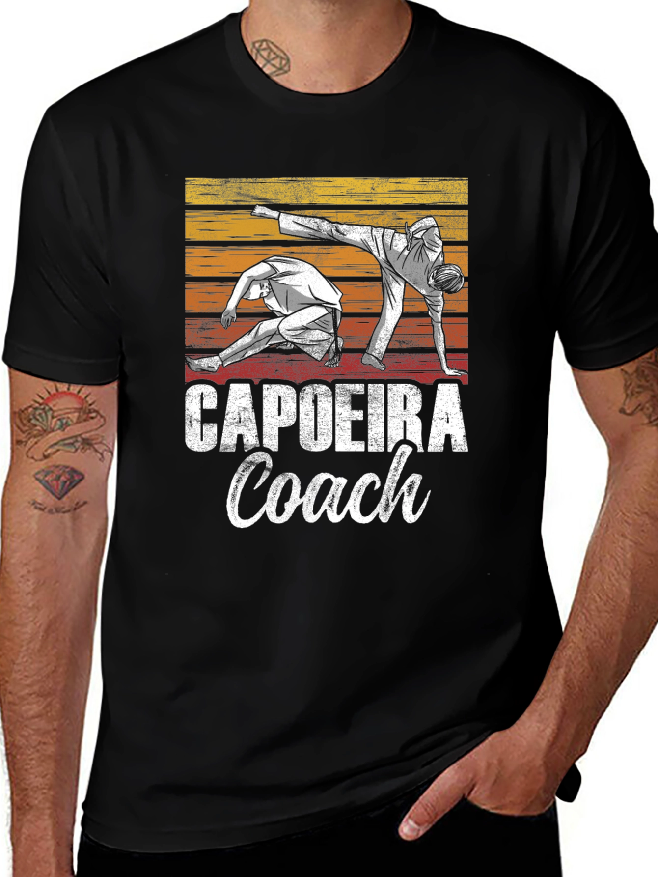 Capoeira Coach T-Shirt - Martial Arts Training Tee