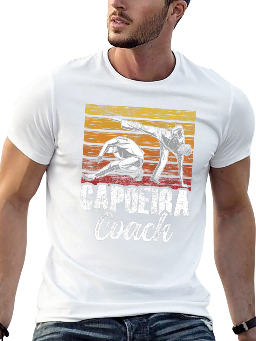 Capoeira Coach T-Shirt - Martial Arts Training Tee