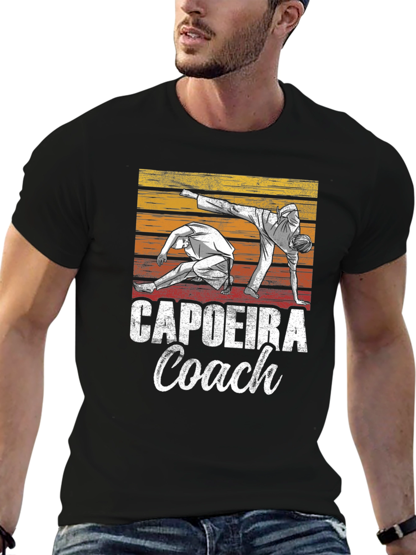 Capoeira Coach T-Shirt - Martial Arts Training Tee
