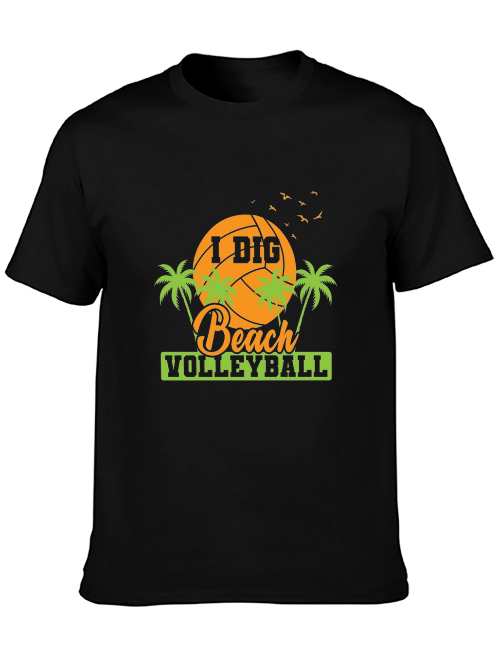 I Dig Beach Volleyball Graphic Tee